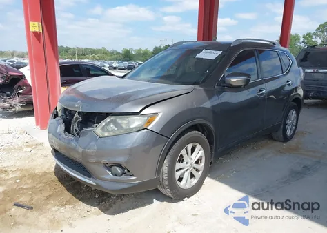 2014 Nissan Rogue Sv z USA, uszkodzony, nr VIN 5N1AT2MT5EC804100